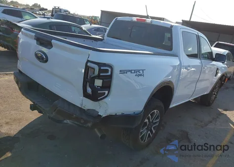 2024 Ford Ranger Lariat from USA, damaged, VIN 1FTER4KH7RLE53114